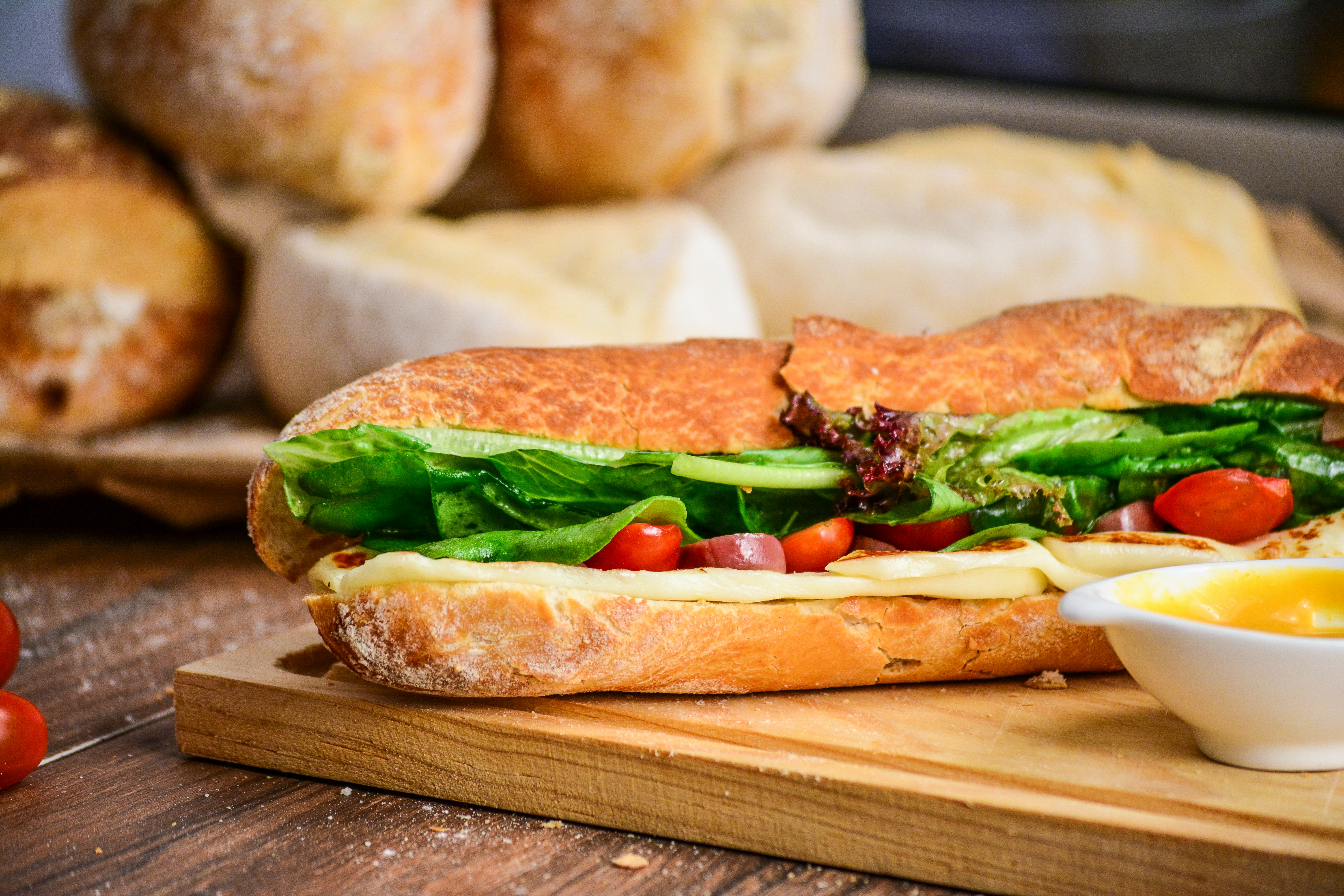 Illustrative hoagie photograph